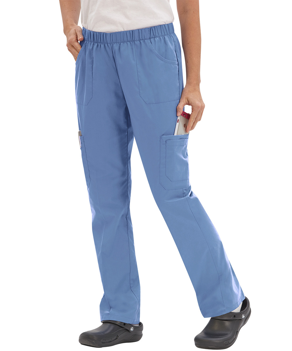 Women’s Straight-Leg Cargo Scrub Pants
