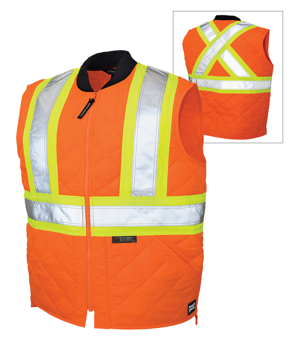 Tough Duck Quilted Safety Freezer Vests