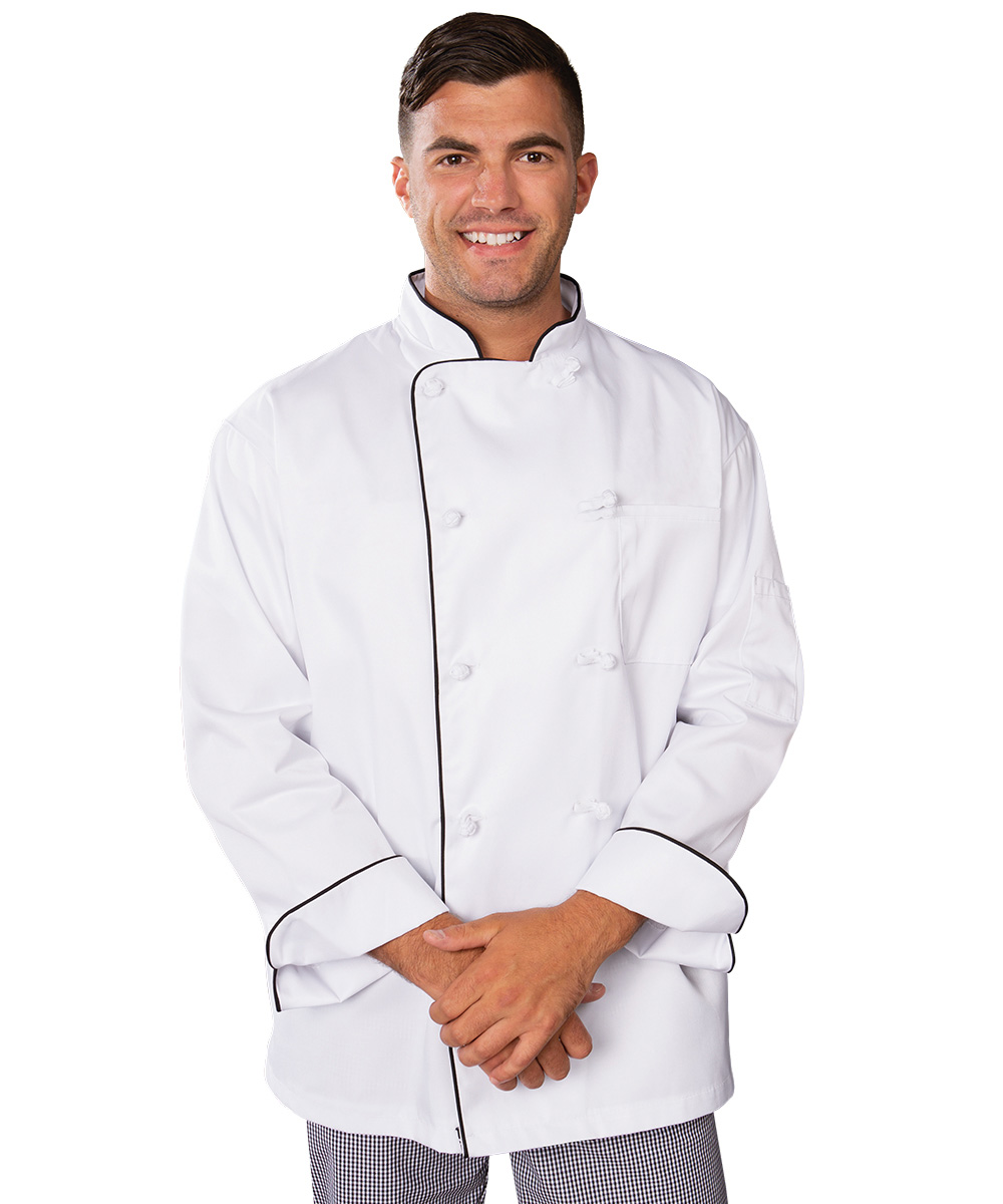 Executive Chef Coats with Piping