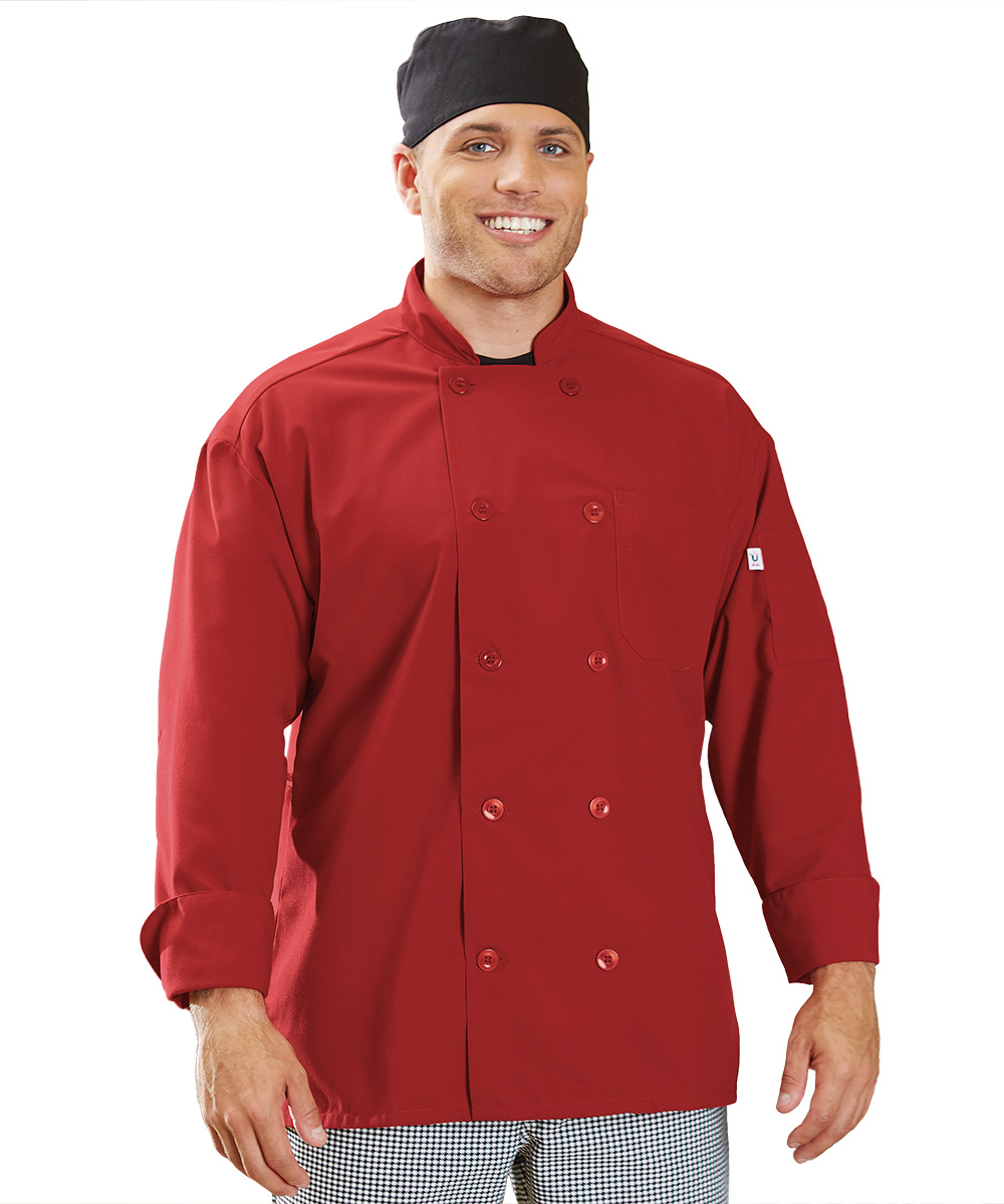 Long Sleeve Mesh-Back Chef Coats