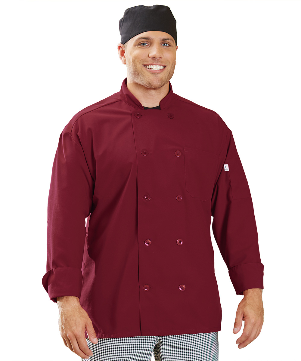Long Sleeve Mesh-Back Chef Coats