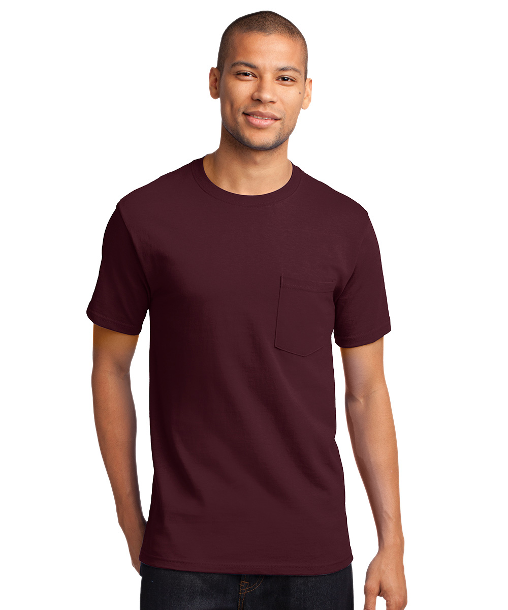 Short Sleeve Cotton T-Shirts with Pocket