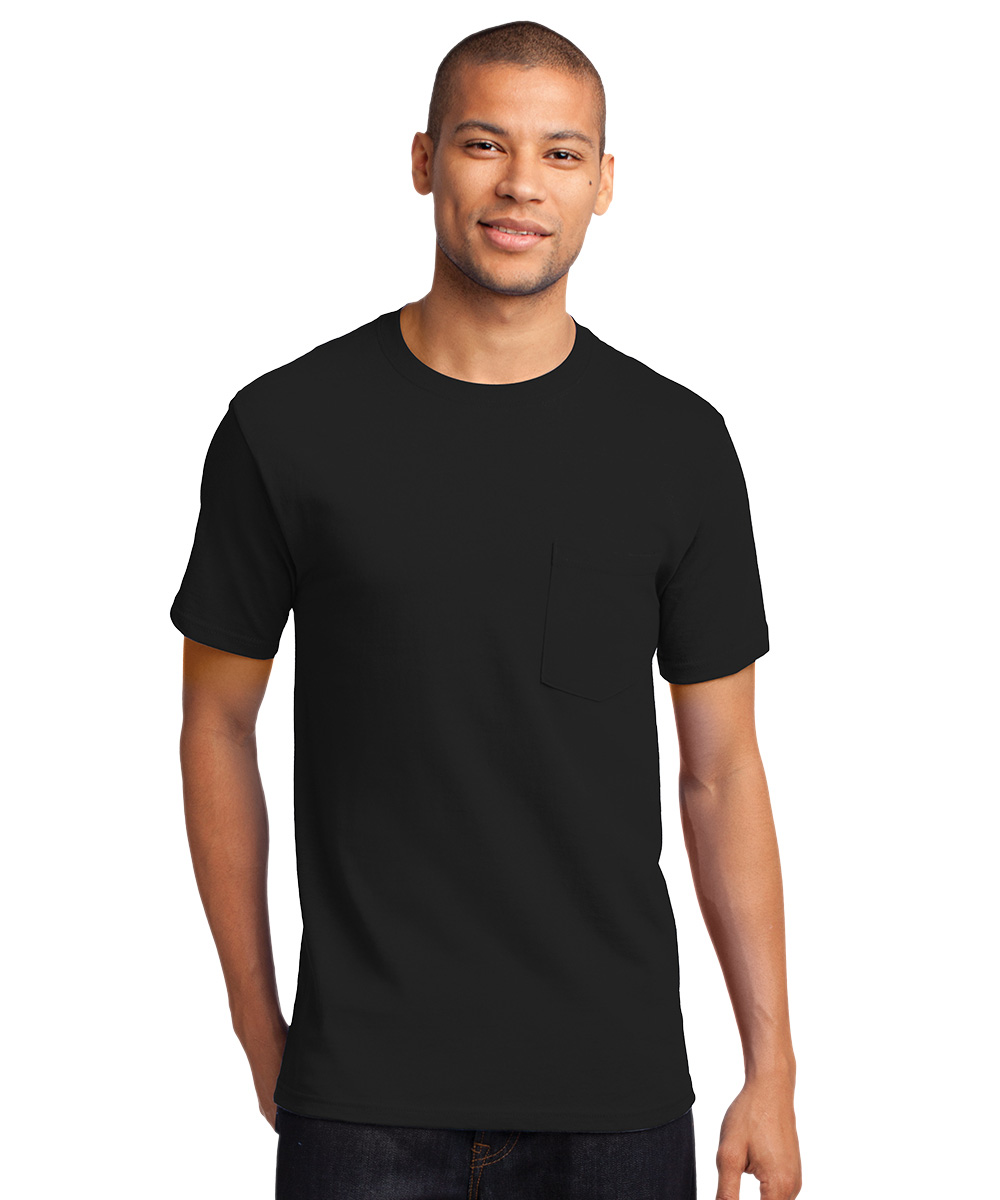 Short Sleeve Cotton T-Shirts with Pocket