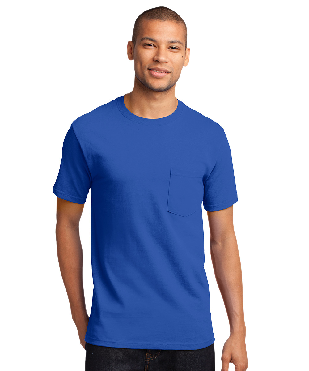 Short Sleeve Cotton T-Shirts with Pocket