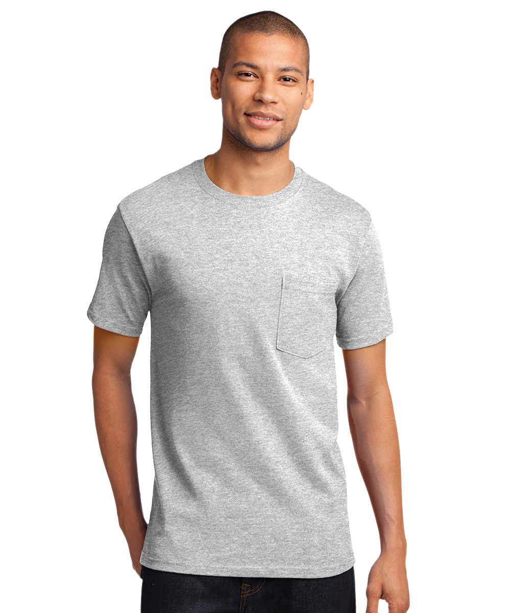 Short Sleeve Cotton T-Shirts with Pocket