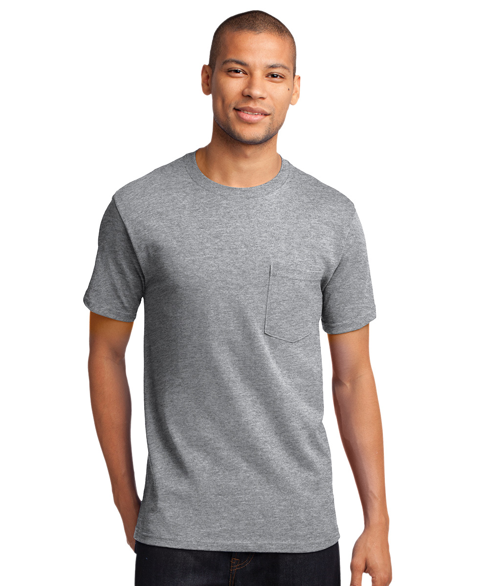 Short Sleeve Cotton T-Shirts with Pocket