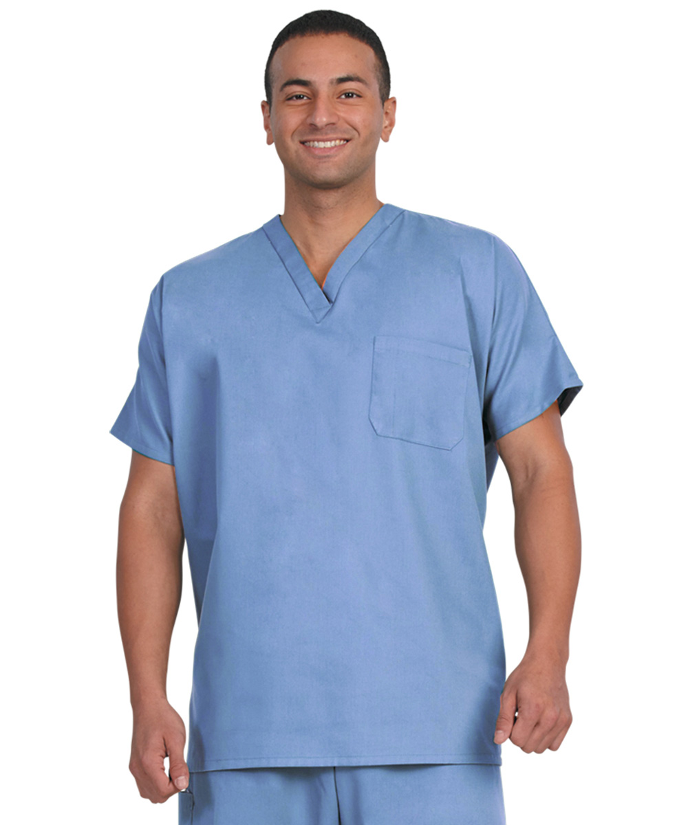 Unisex Short Sleeve Scrub Tops