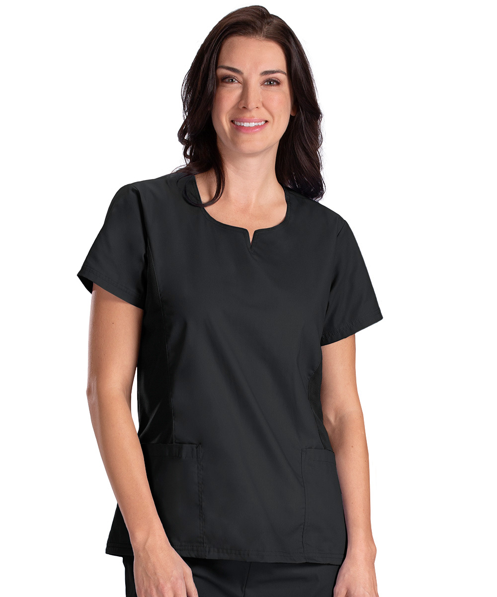 Women’s Notched-Neck Tunics with Side Flex