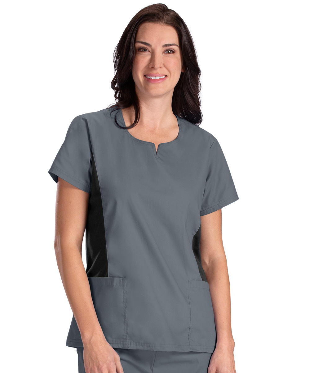 Women’s Notched-Neck Tunics with Side Flex