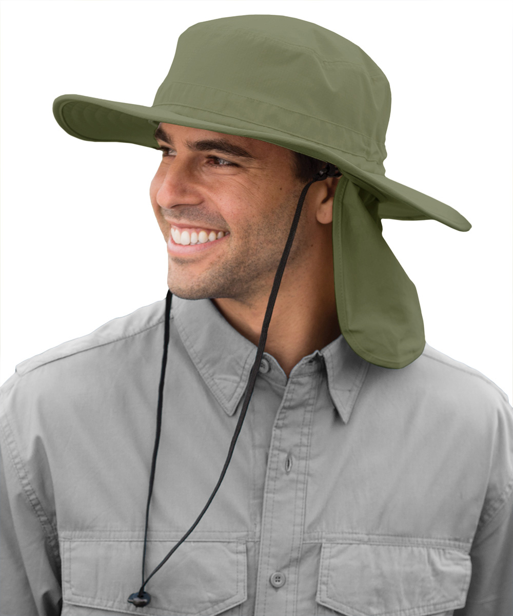 Wide-Brim Ripstop Hats