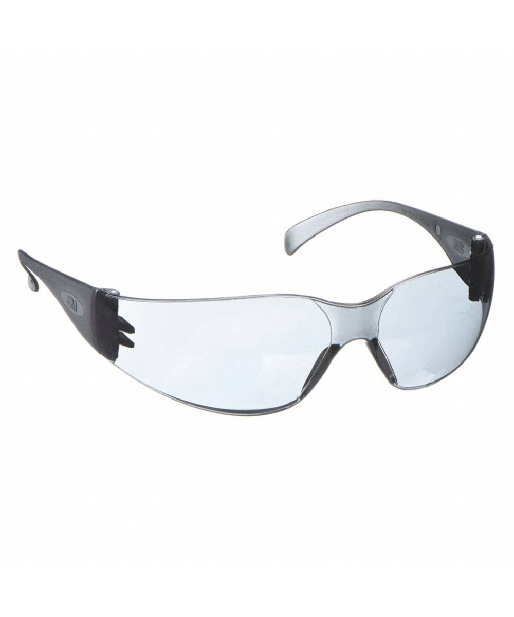 Grey Lens Wrap Around Safety Glasses