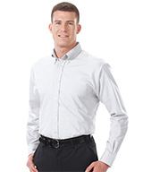 Men's Pinpoint Long Sleeve Dress Shirts
