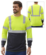 High Visibility Black-Bottom Shirts