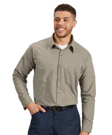 UniWeave® Micro Check Long Sleeve Shirts