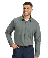UniWeave® Micro Check Long Sleeve Shirts