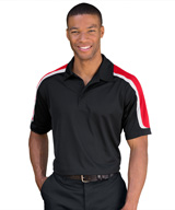 Sport-Tek® Tricolor Micro Piqué Polos