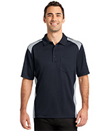 Two-Color Snag-Proof Pocket Polos