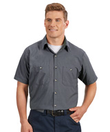 UniWeave® Micro Check Short Sleeve Shirts