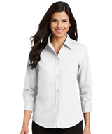 Women's 3/4 Sleeve Poplin Shirt