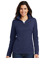 Women's Pinpoint Mesh Half-Zip Pullovers