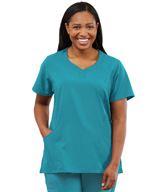 Women’s WonderWink INDY™ Notch-Neck Scrub Tops