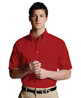 Men's Button-Down Collar Short Sleeve Poplin Shirts