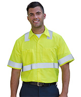Class 2 Hi-Vis SS Ripstop Work Shirt