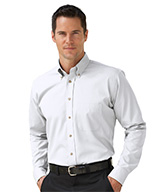 Men's Button-Down Collar Long Sleeve Poplin Shirts