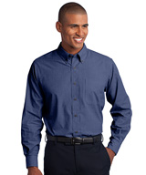 Long Sleeve Crosshatch Easy Care Shirt