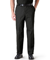 SofTwill® Flat-Front Uniform Pants