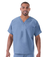 Unisex Poplin Scrub Tops