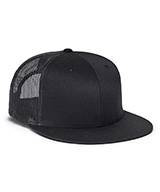 Flat Bill Snap-Back Mesh Caps